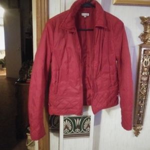 Mythology liteweight burgundy jacket